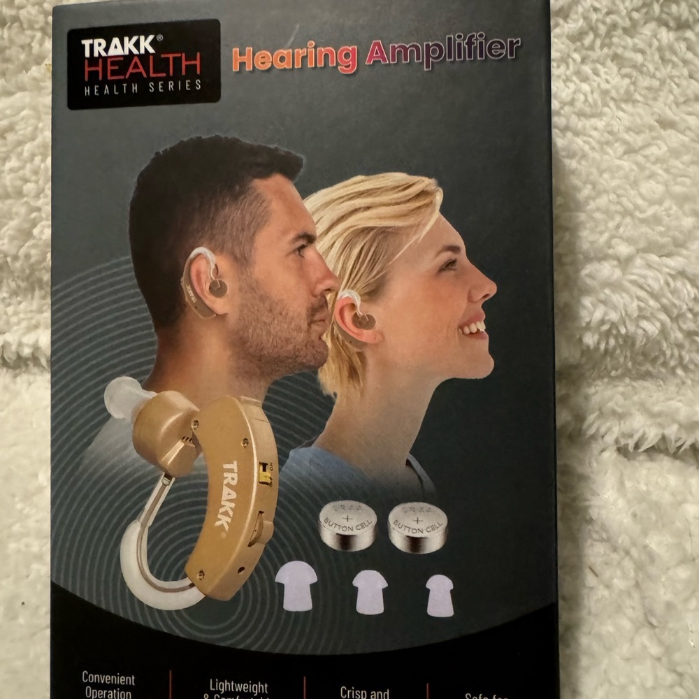 TRAKK Health Hearing Amplifies Lightweight Comfortable NWB